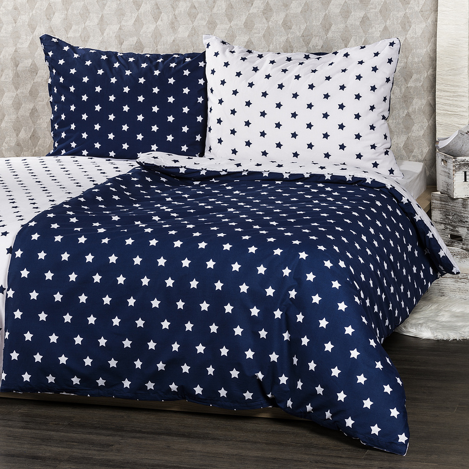 pamut-agynemuhuzat-Stars-Navy-blue-140-x-200-cm-70-x-90-cm